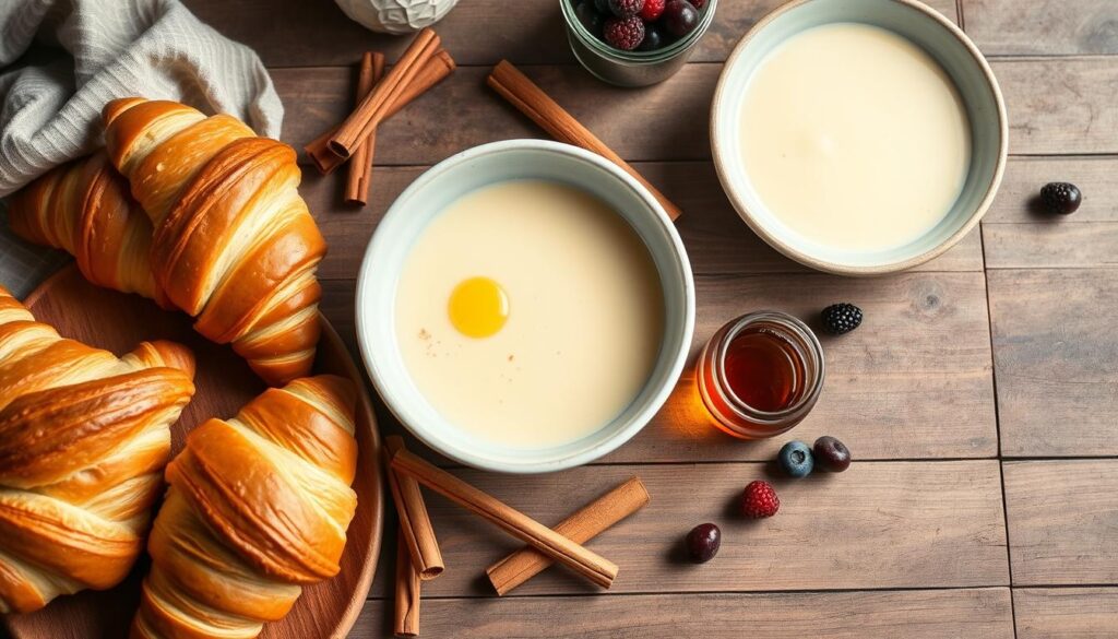 Croissant Bread Pudding Ingredients Croissant Bread Pudding Ingredients